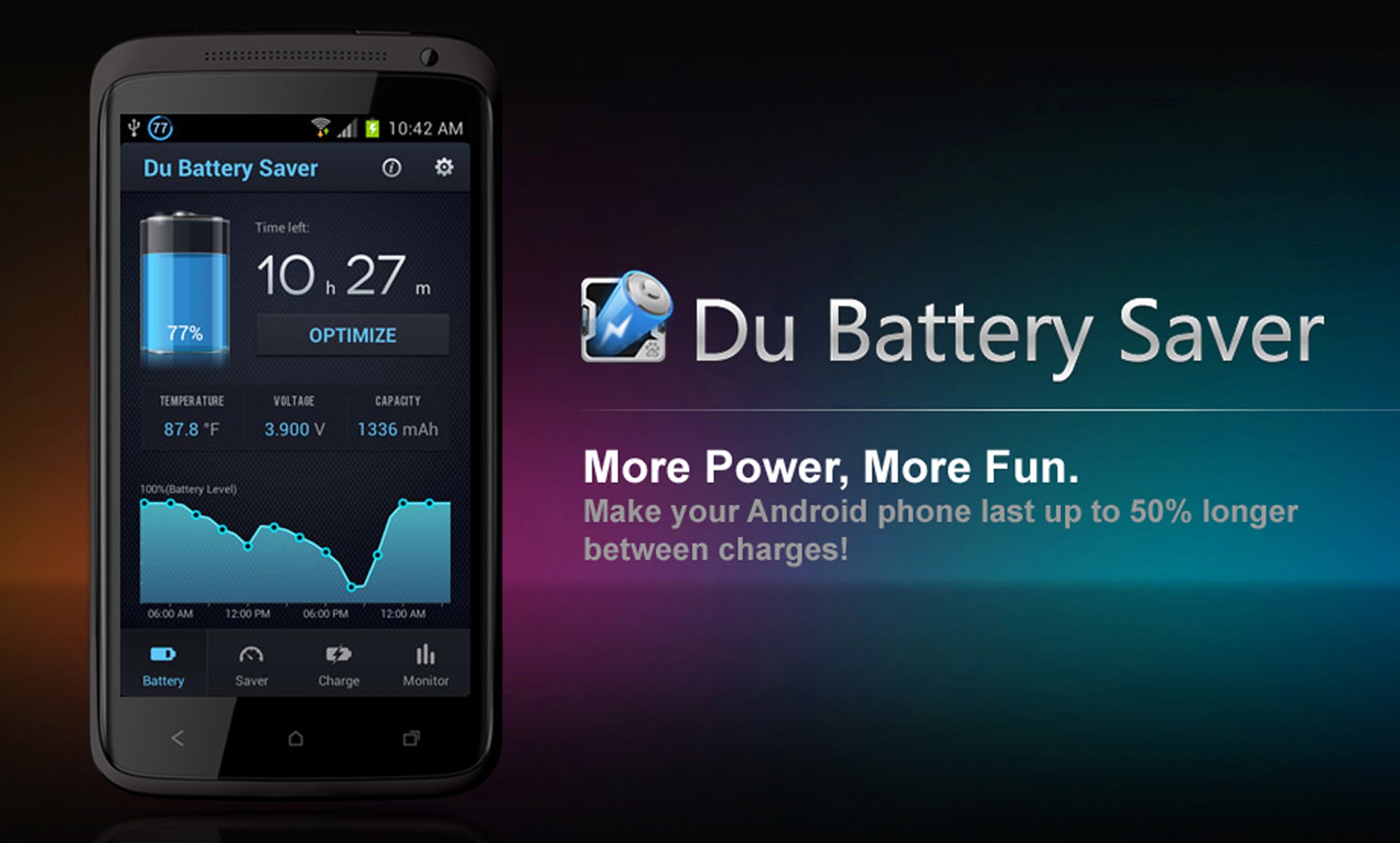 how to use du battery saver app