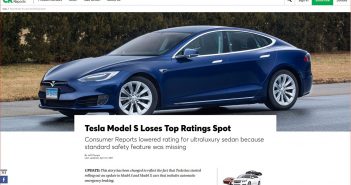 Tesla Model S Regains Top Rating after Automatic Emergency Braking Update | Consumer Reports Tesla Model S