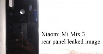Xiaomi Mi Mix 3 Rear Panel Leaked Image Mi Mix 3