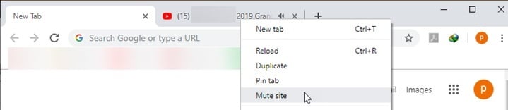 Mute Tab Chrome