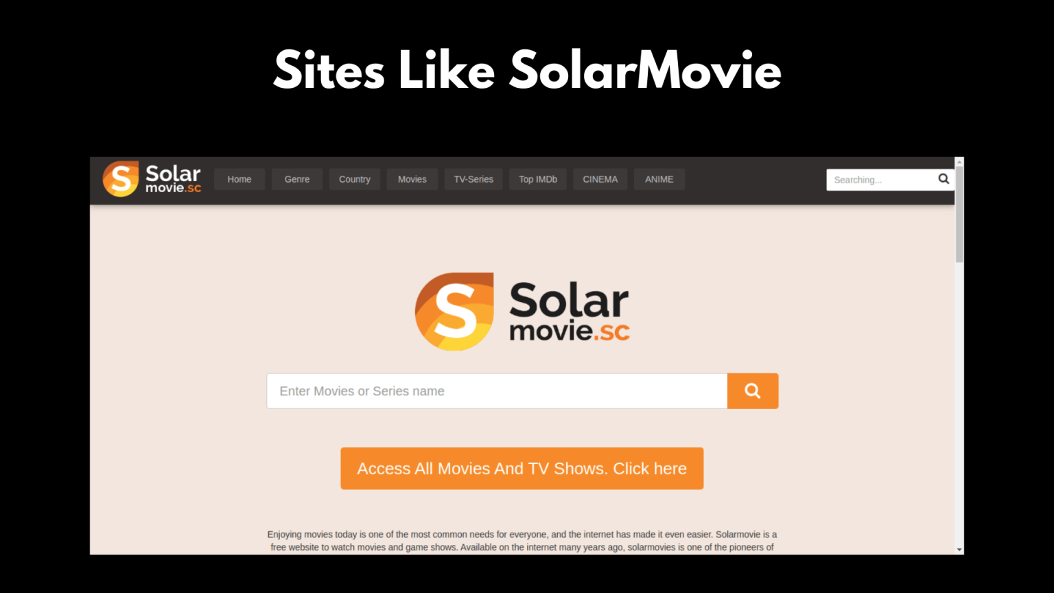 sites like solarmovie reddit