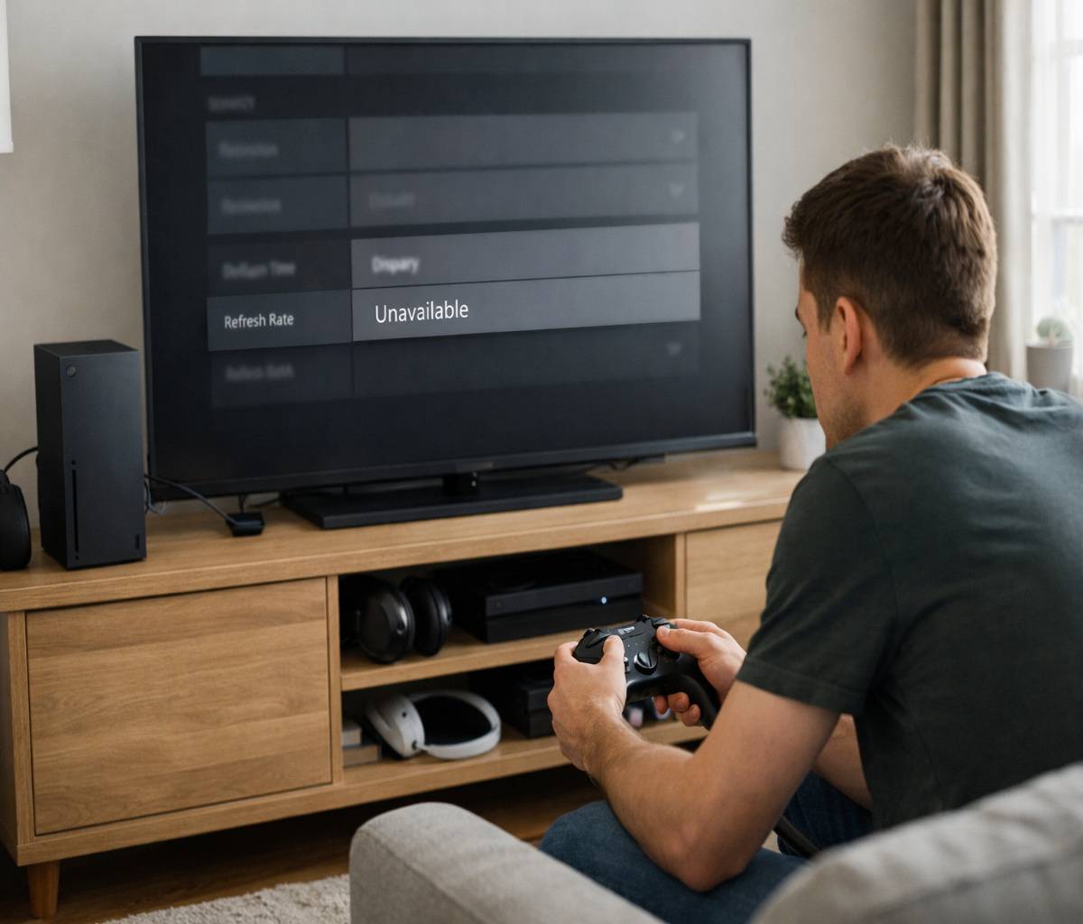 Xbox Series X 120Hz not showing